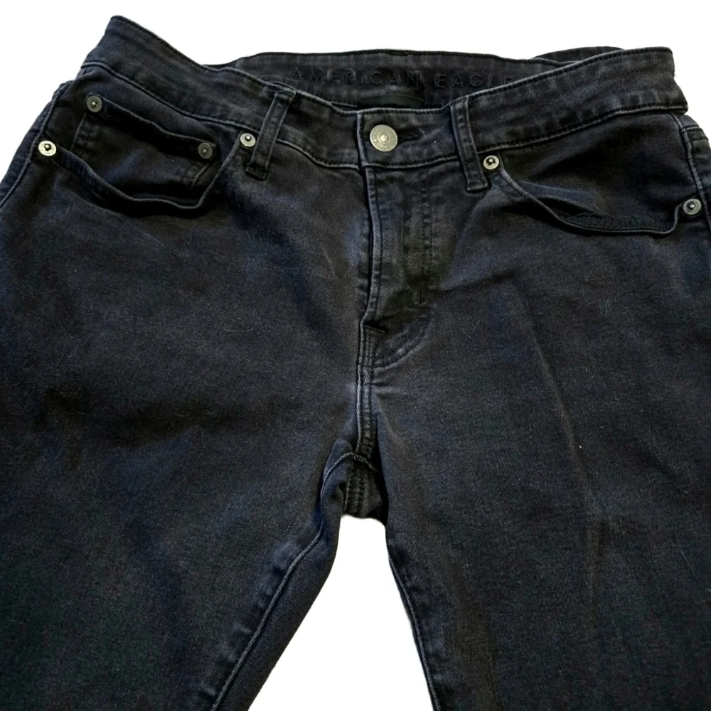 ✨2/$25 American Eagle Mens Classic Black Next Level Flex Jeans